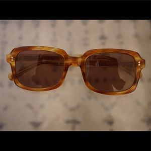 Huf square tortoiseshell sunglasses unisex